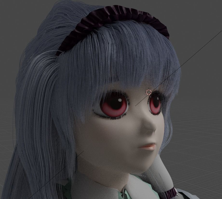 Kino High poly simple rigged 3D model_4