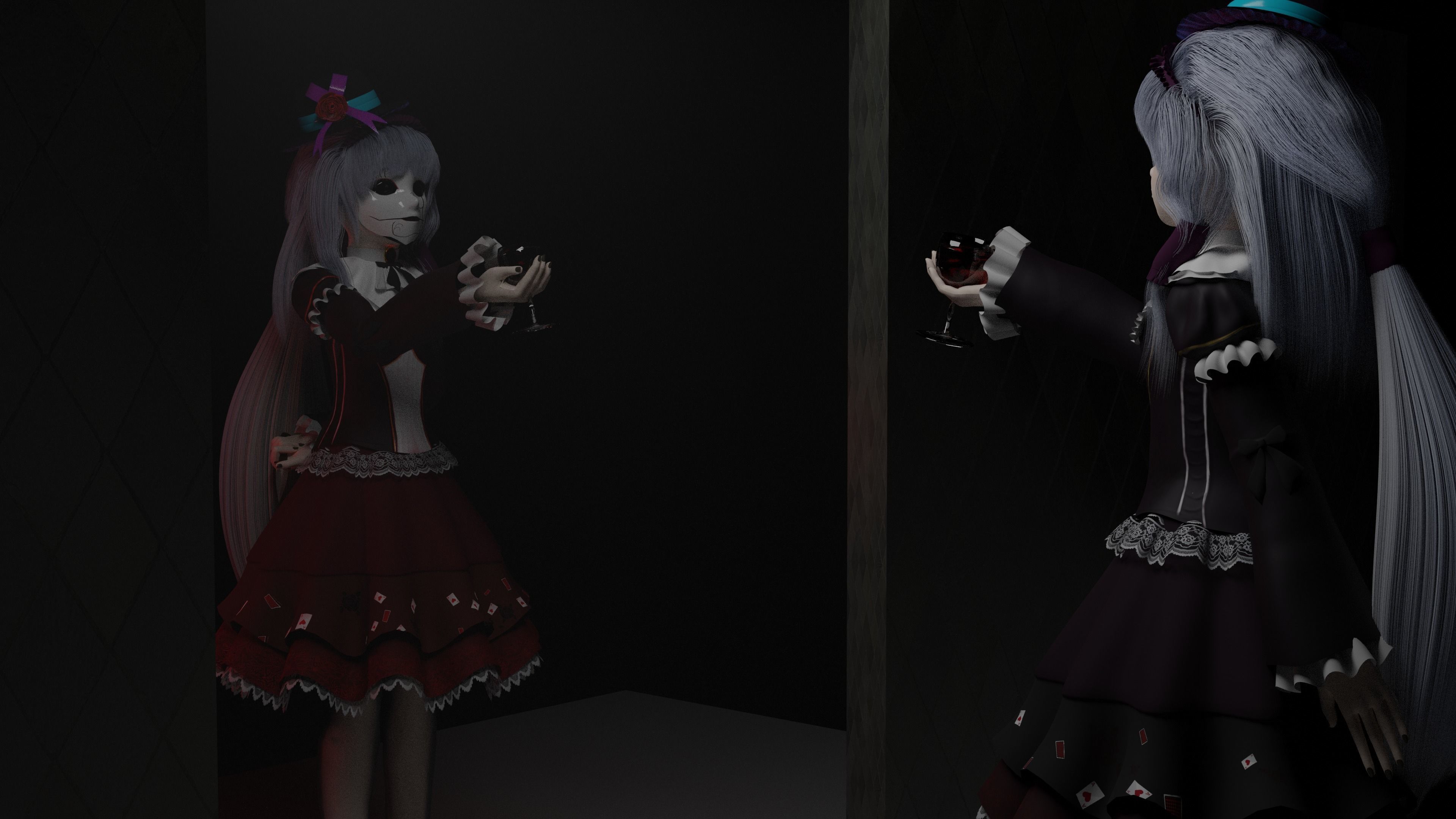 Kino High poly simple rigged 3D model_2