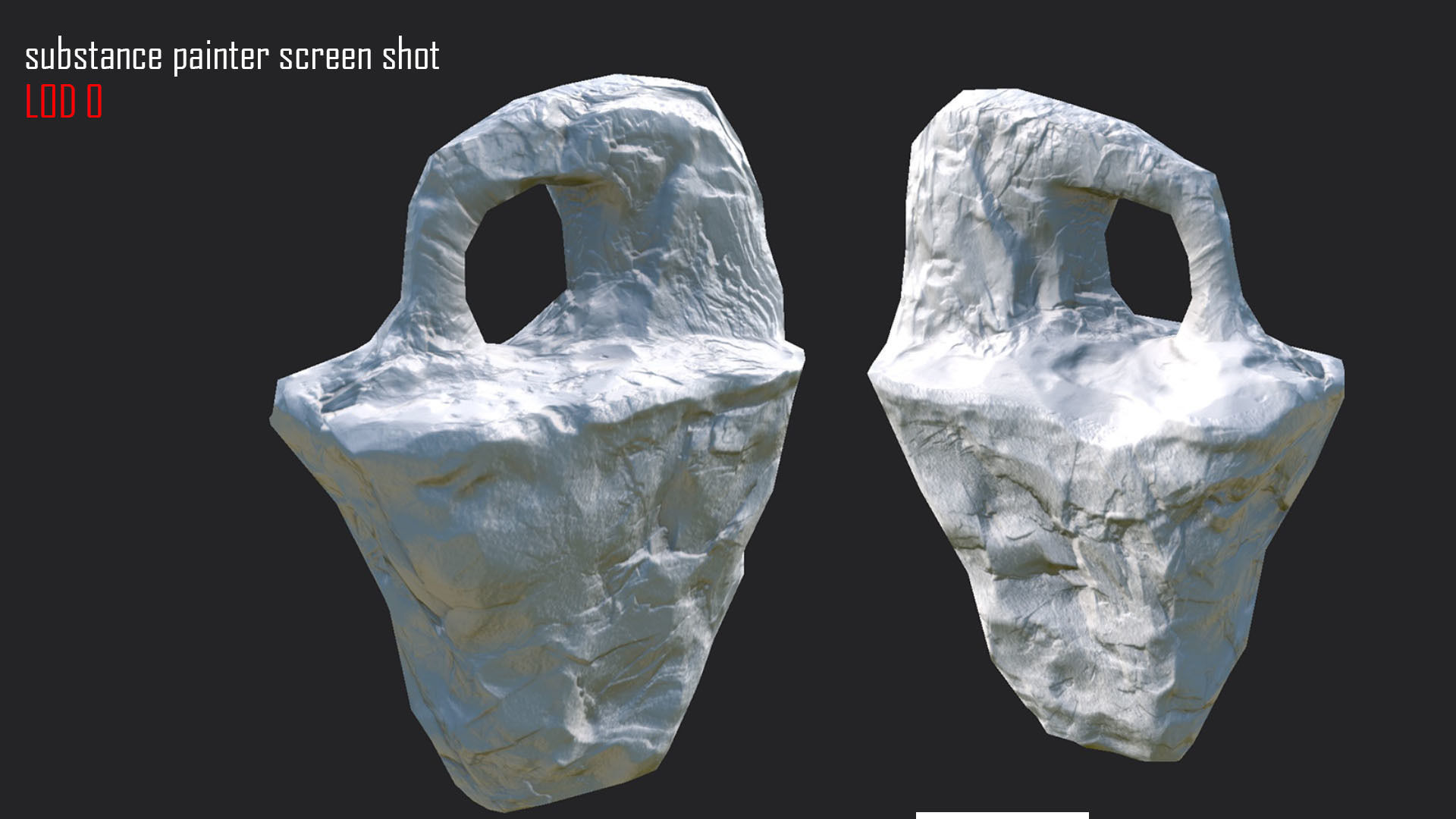Iceberg model set - 3 models - Low and High poly versions Low-poly 3D model_11