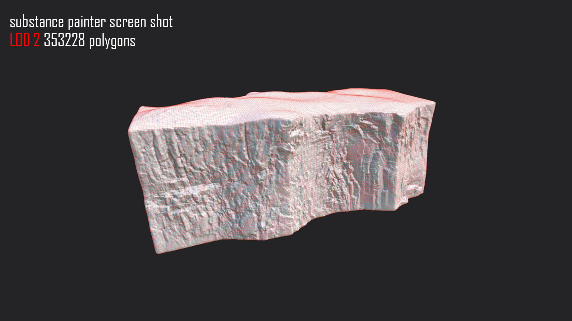 Iceberg model set - 3 models - Low and High poly versions Low-poly 3D model_19