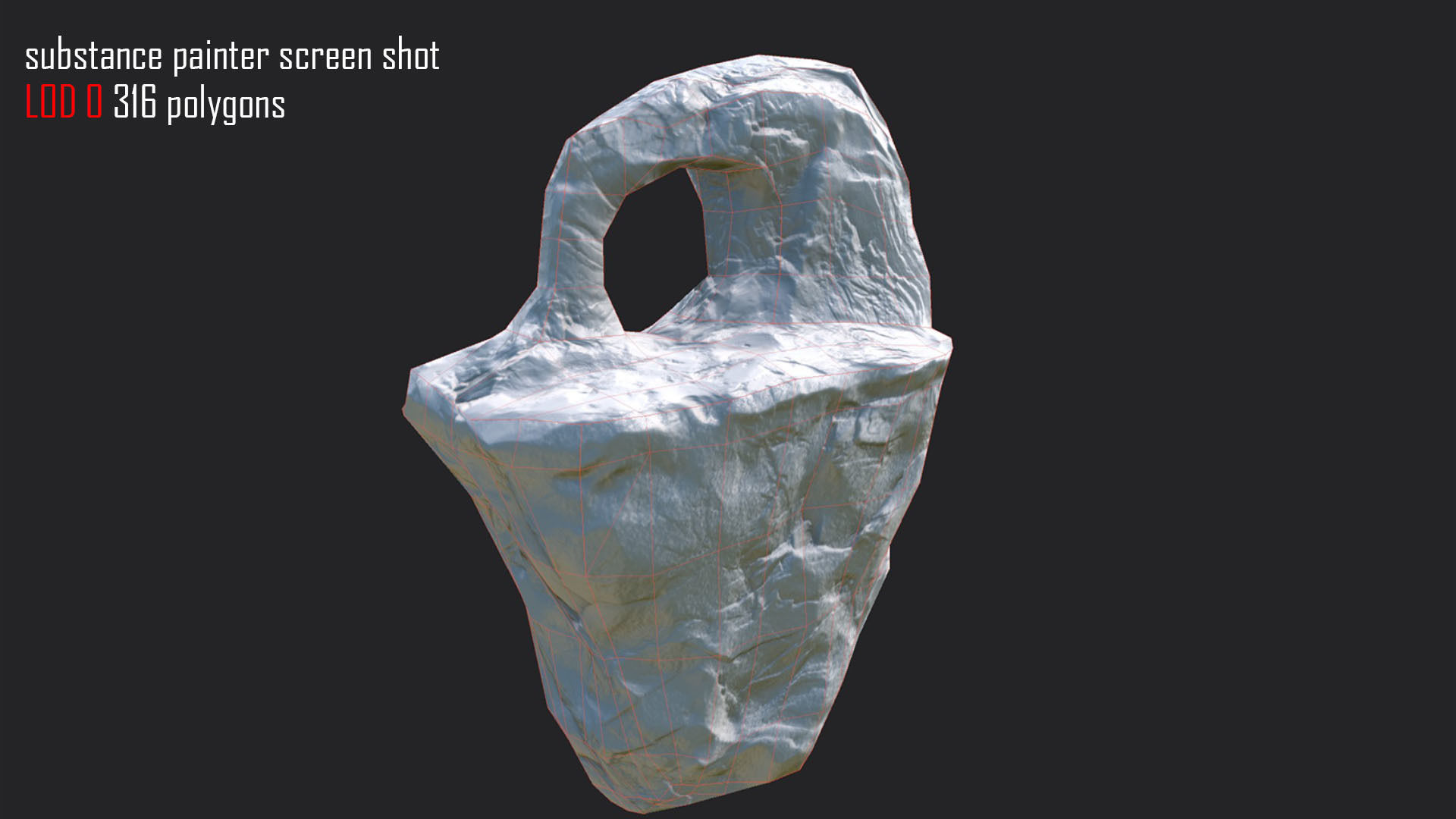 Iceberg model set - 3 models - Low and High poly versions Low-poly 3D model_12