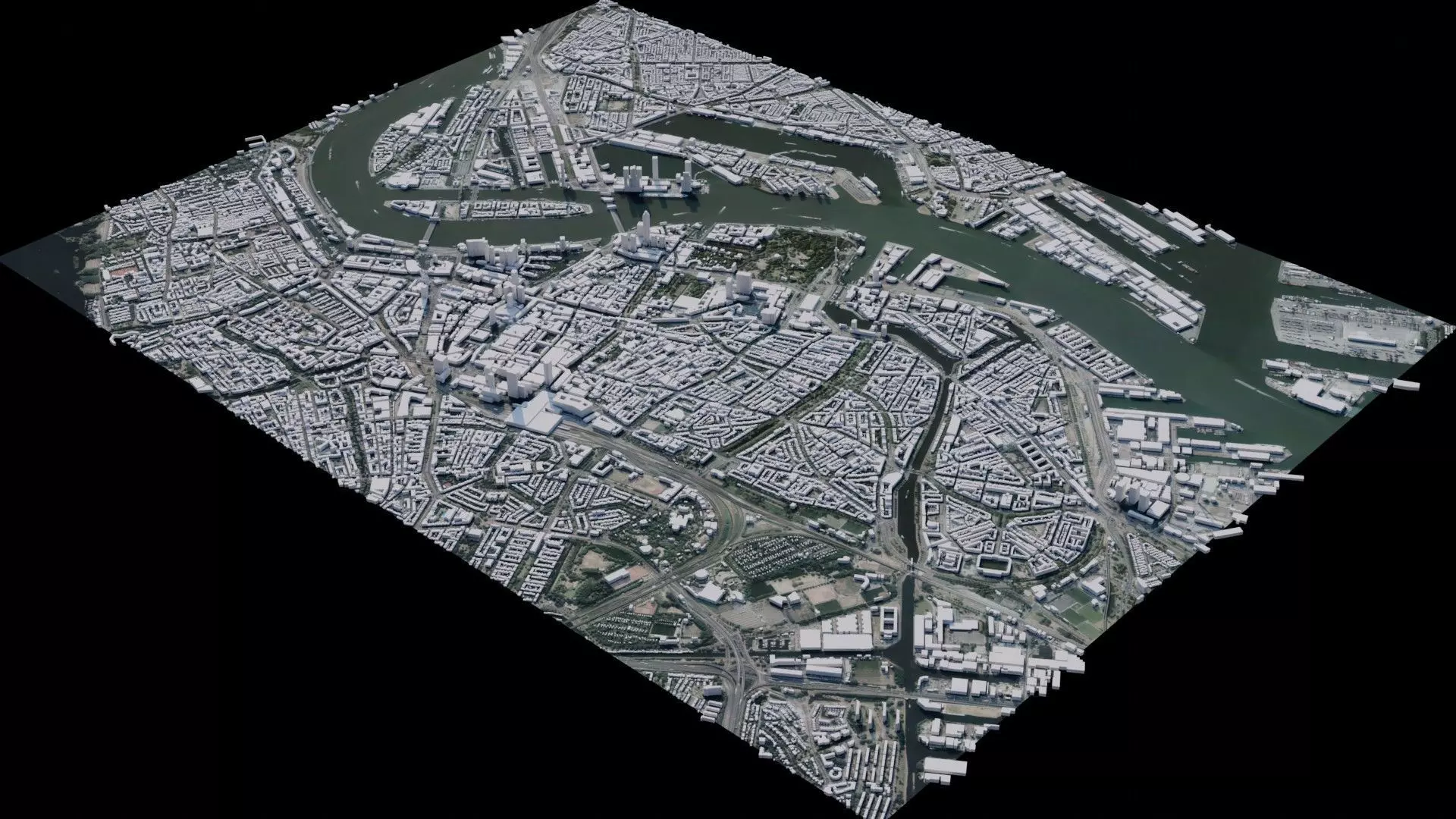 Rotterdam - Netherlands 3D model