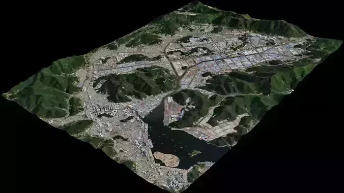 Changwon - South Korea 3D model