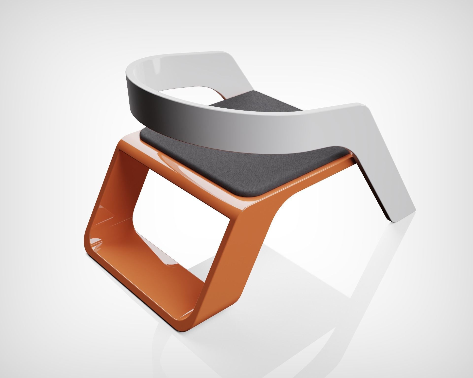 Alpha Chair 3D model_1