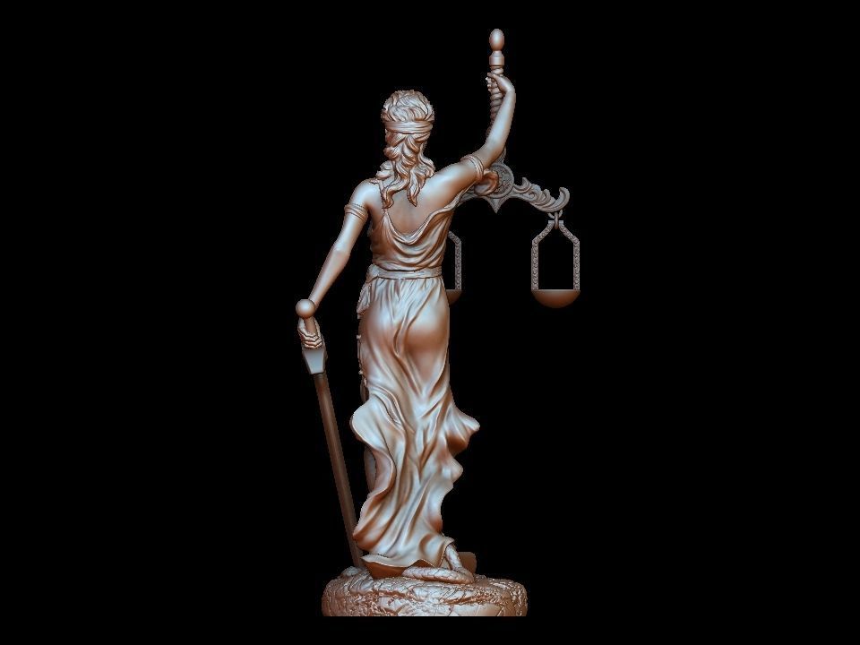Themis statue 3D print model_22