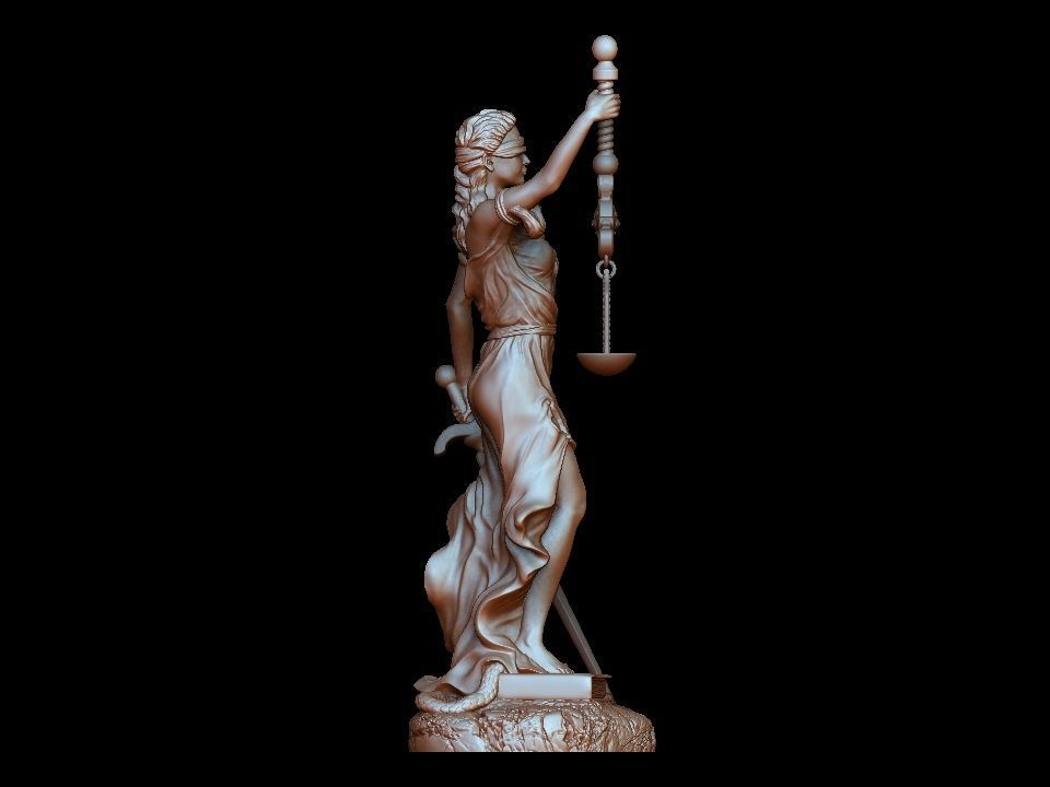 Themis statue 3D print model_23