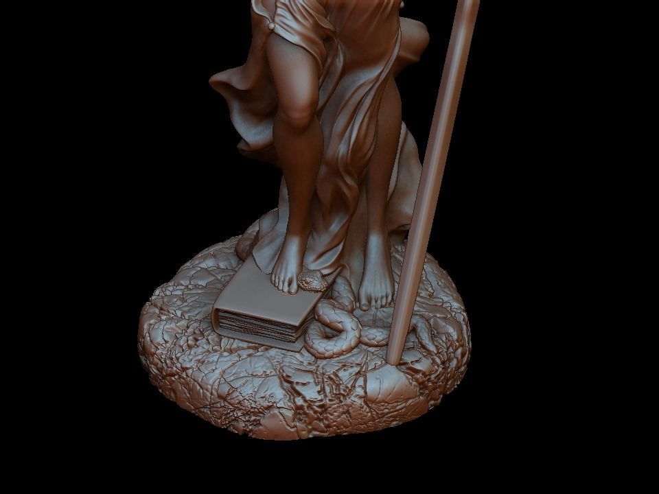 Themis statue 3D print model_10