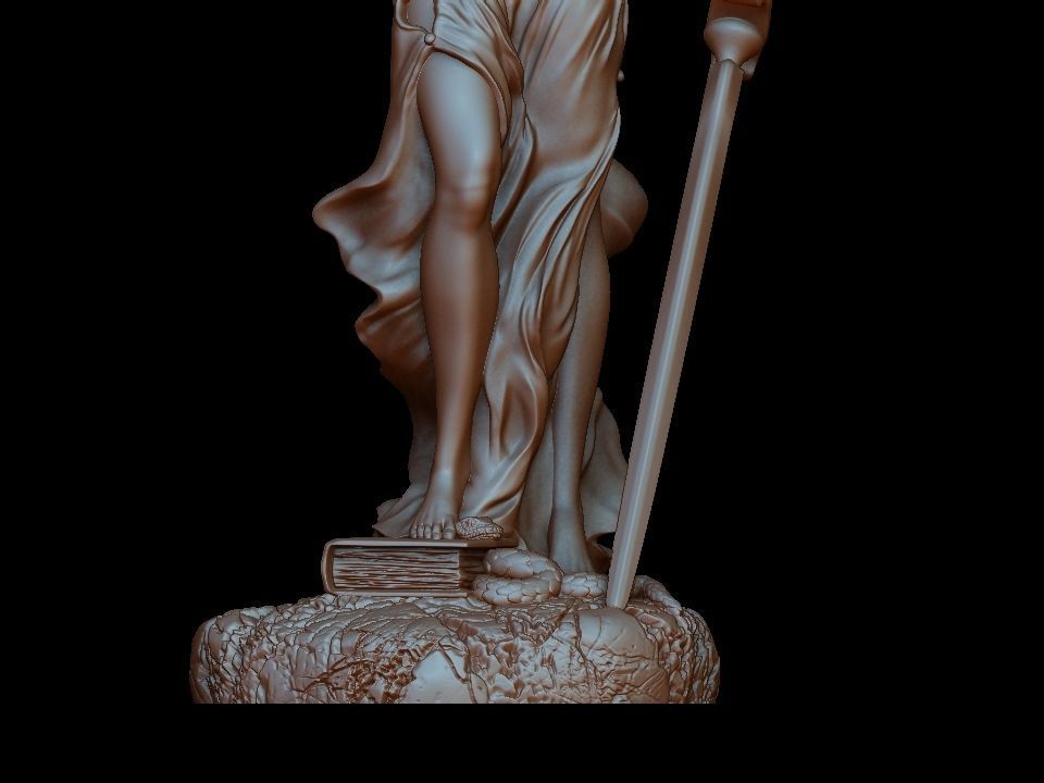 Themis statue 3D print model_27