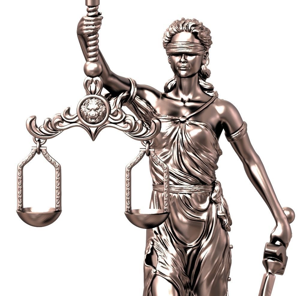 Themis statue 3D print model_1