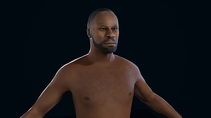 Male Basemesh 2 Low-poly 3D model