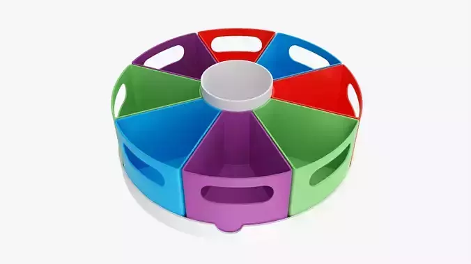 Space storage organizer colorful