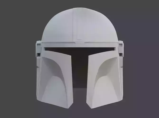 Mandalorian Helmet 3D Print Free 3D print model