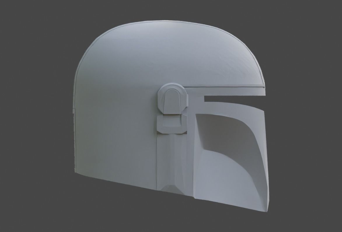 Mandalorian Helmet 3D Print Free 3D print model_1