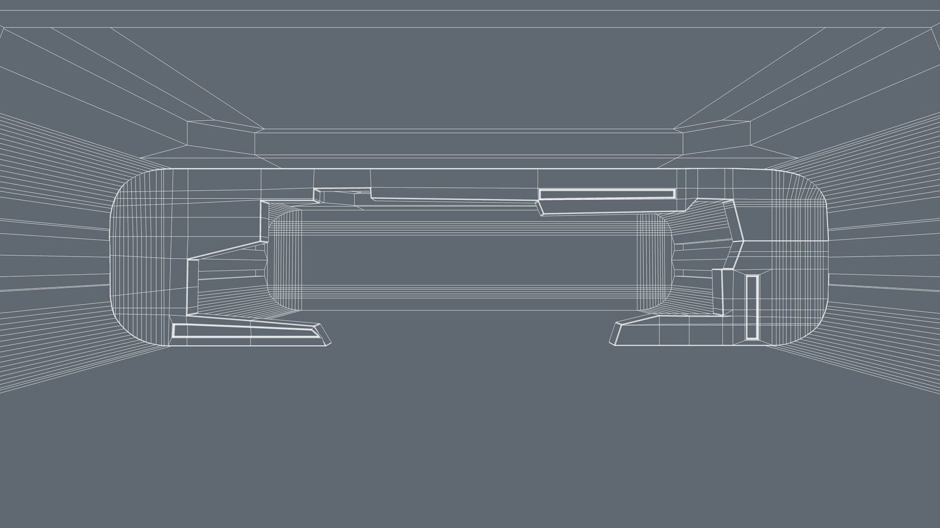 Sci Fi Room Low-poly 3D model_5