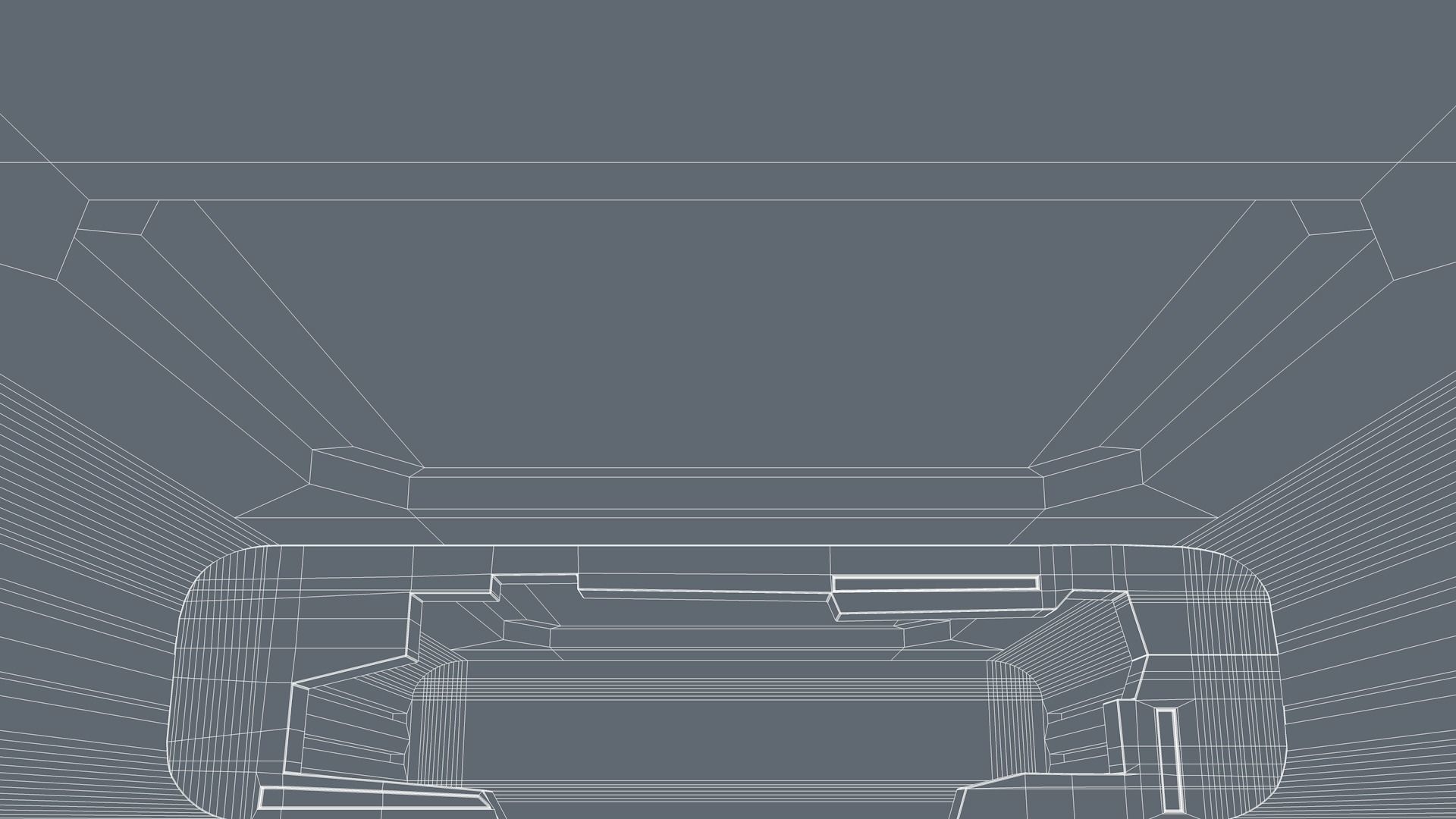 Sci Fi Room Low-poly 3D model_6