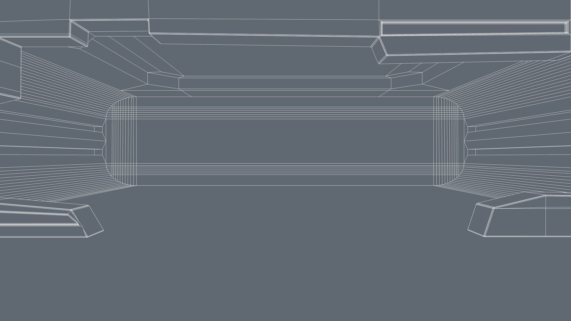 Sci Fi Room Low-poly 3D model_9