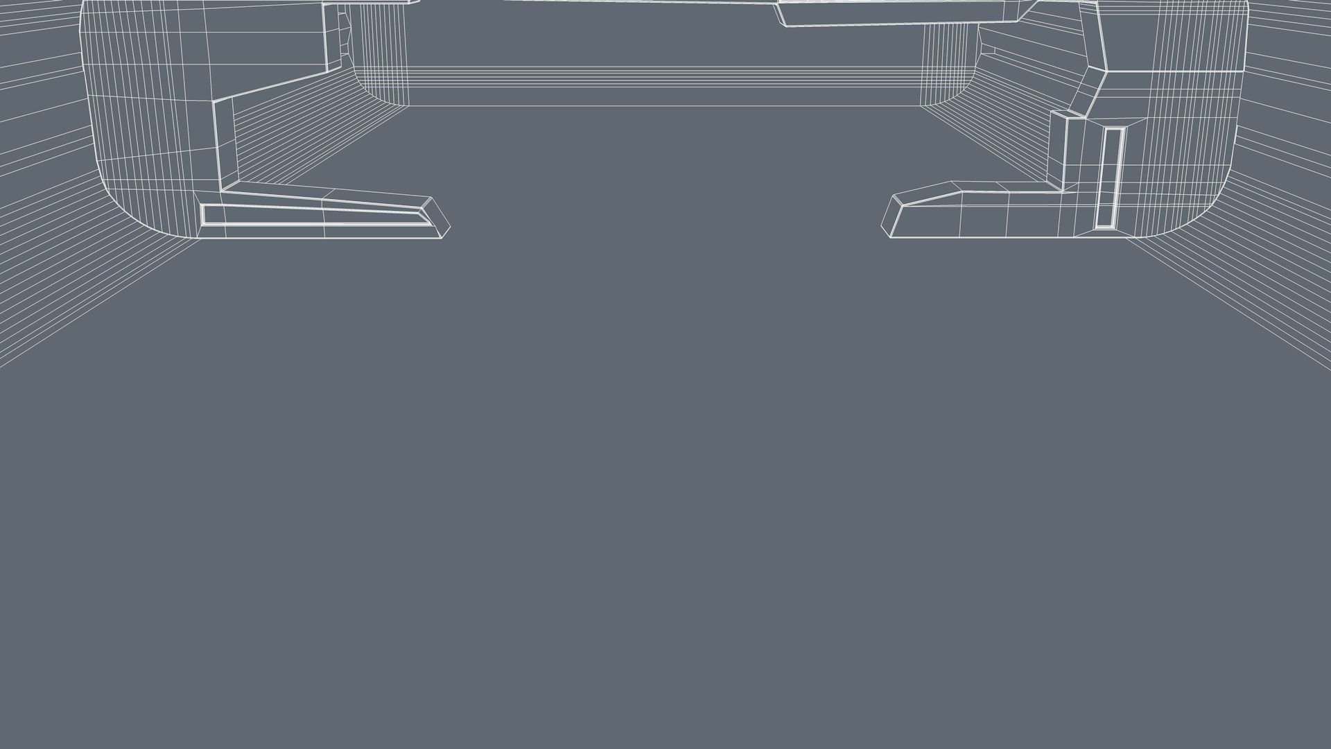 Sci Fi Room Low-poly 3D model_7