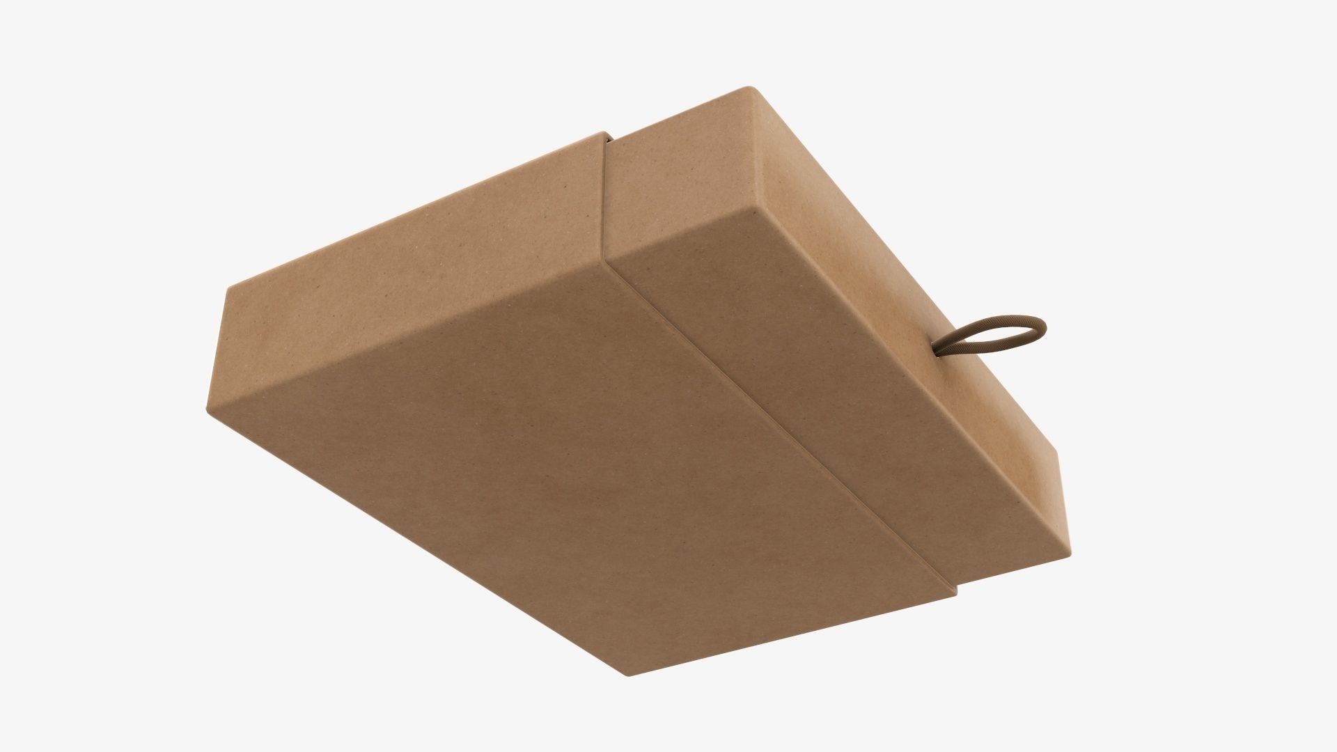 Drawer cardboard gift box 01 3D model_3