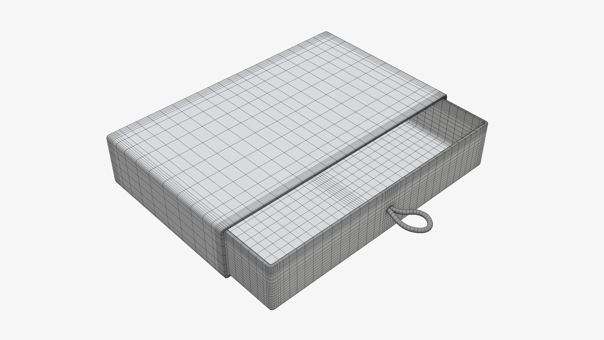 Drawer cardboard gift box 01 3D model_5