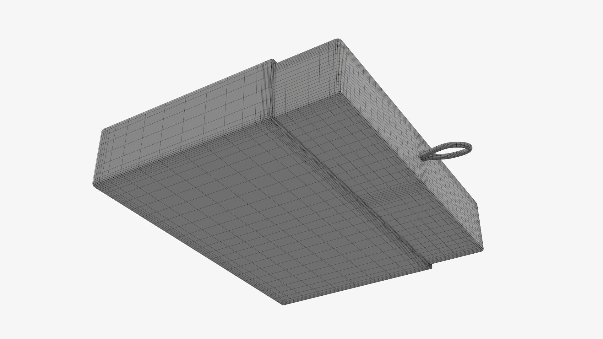 Drawer cardboard gift box 01 3D model_8