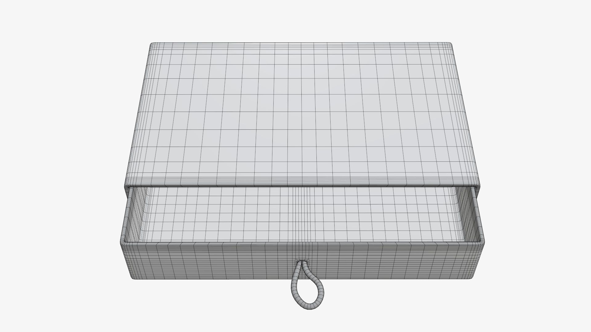 Drawer cardboard gift box 01 3D model_7