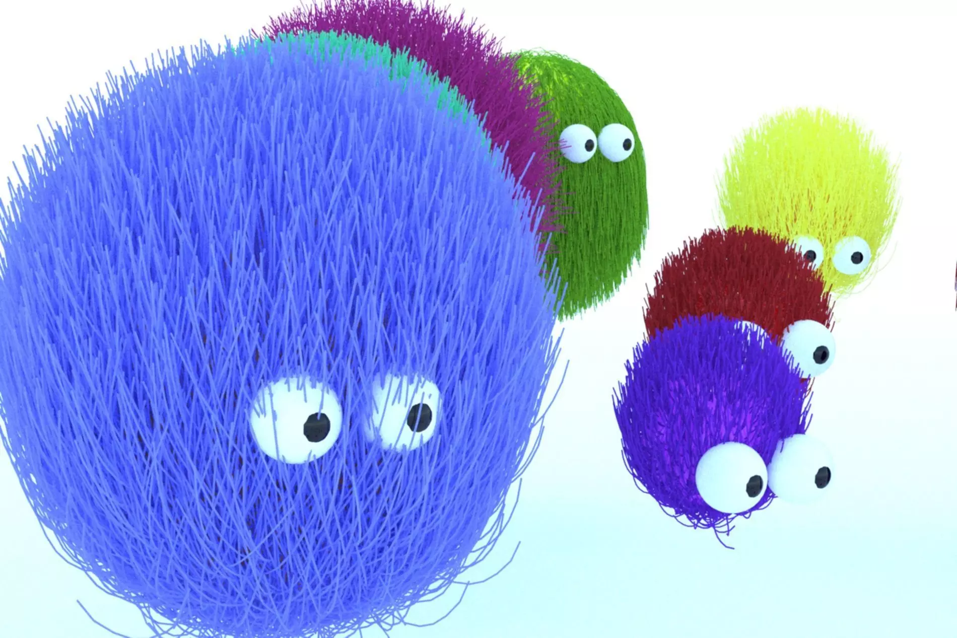 Cartoon Fur Furr Furry Kids Caracter 3D Free low-poly 3D model