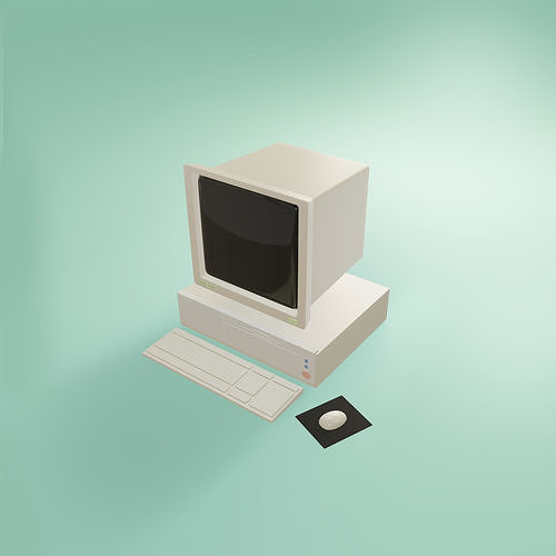 Old PC - Free Free 3D model