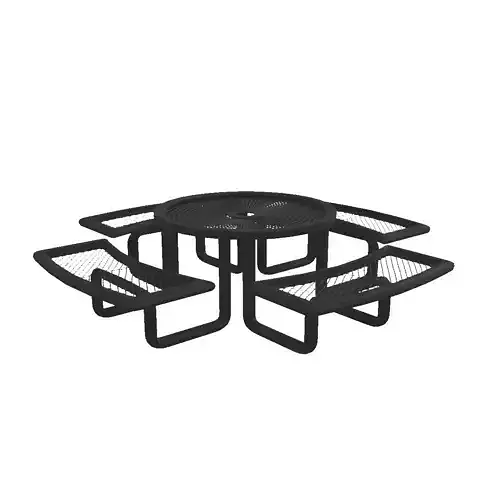 Wire Round Picnic Table