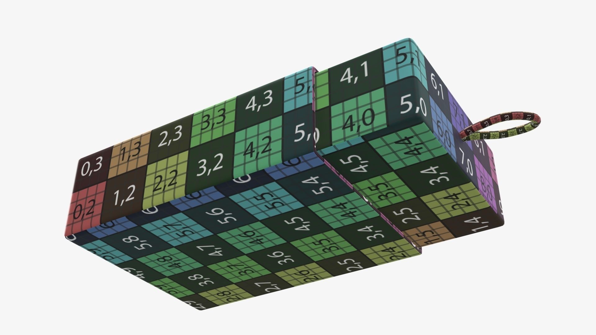 Drawer cardboard gift box 02 3D model_13