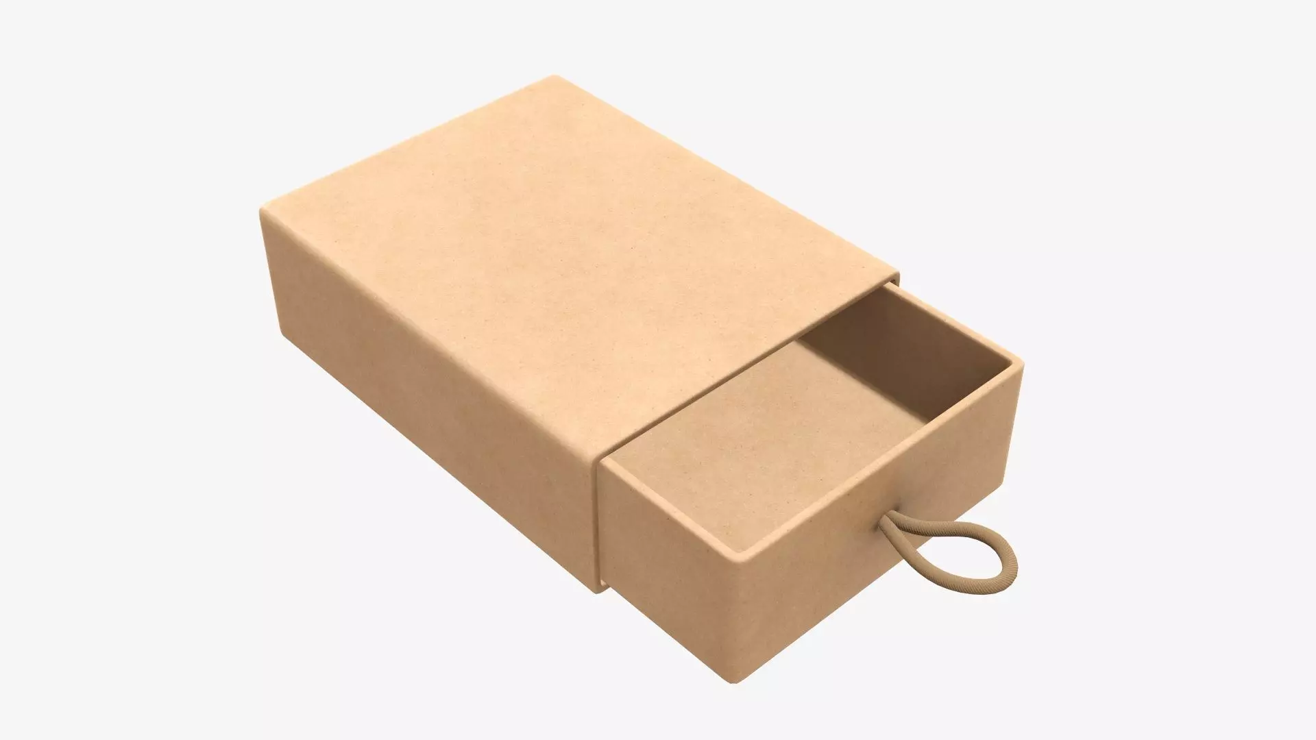 Drawer cardboard gift box 02 3D model_0