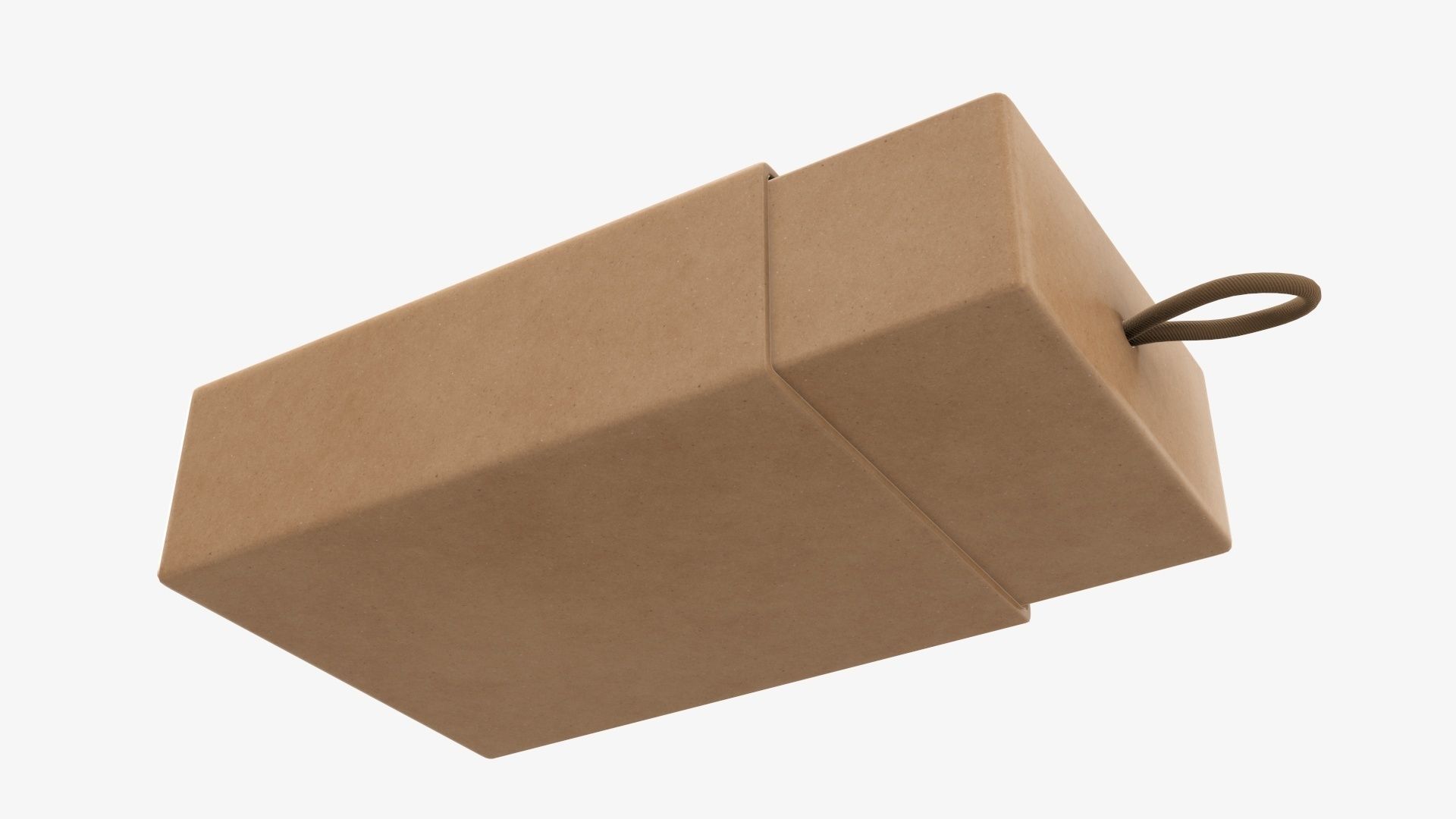 Drawer cardboard gift box 02 3D model_3