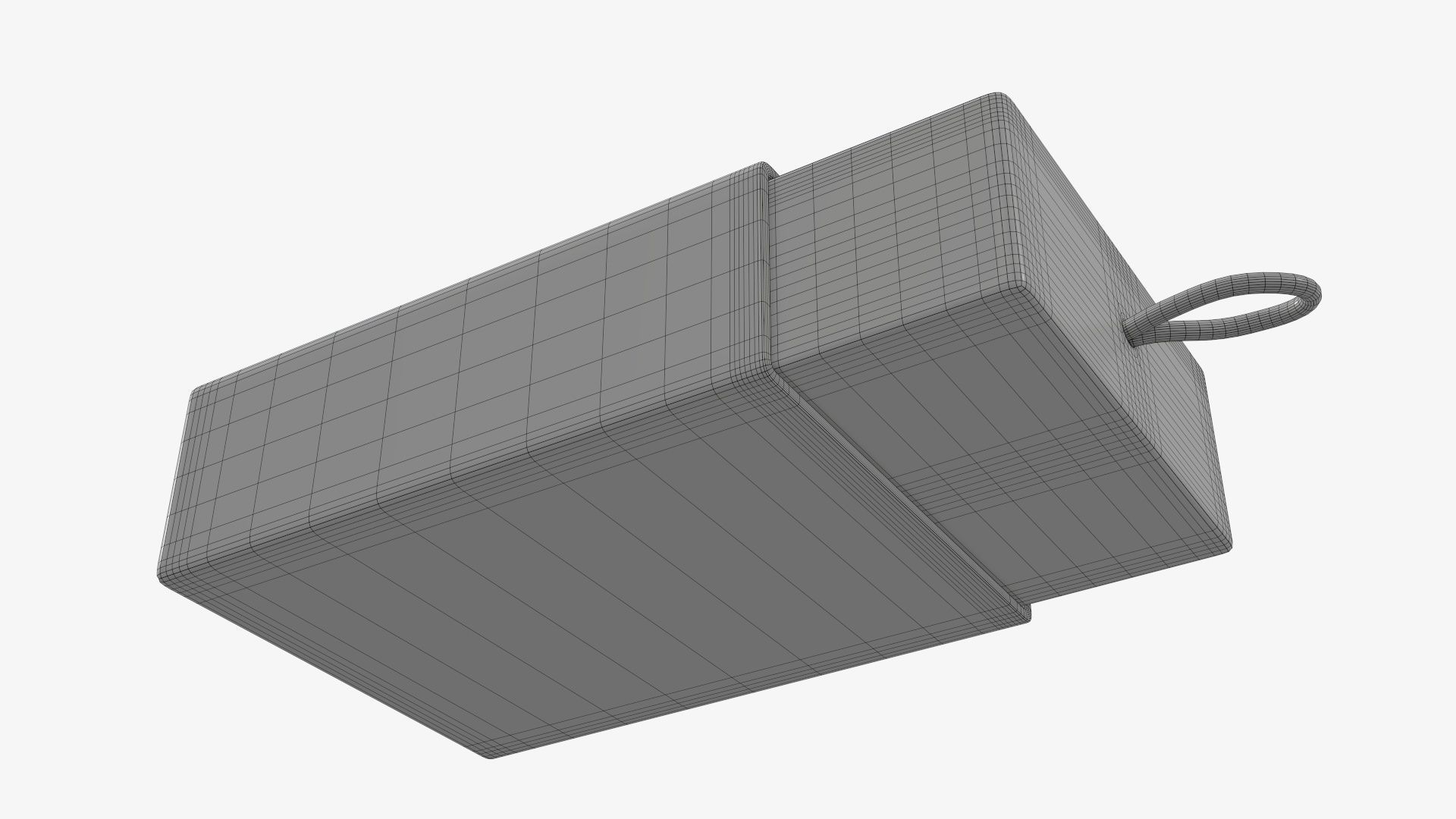 Drawer cardboard gift box 02 3D model_8