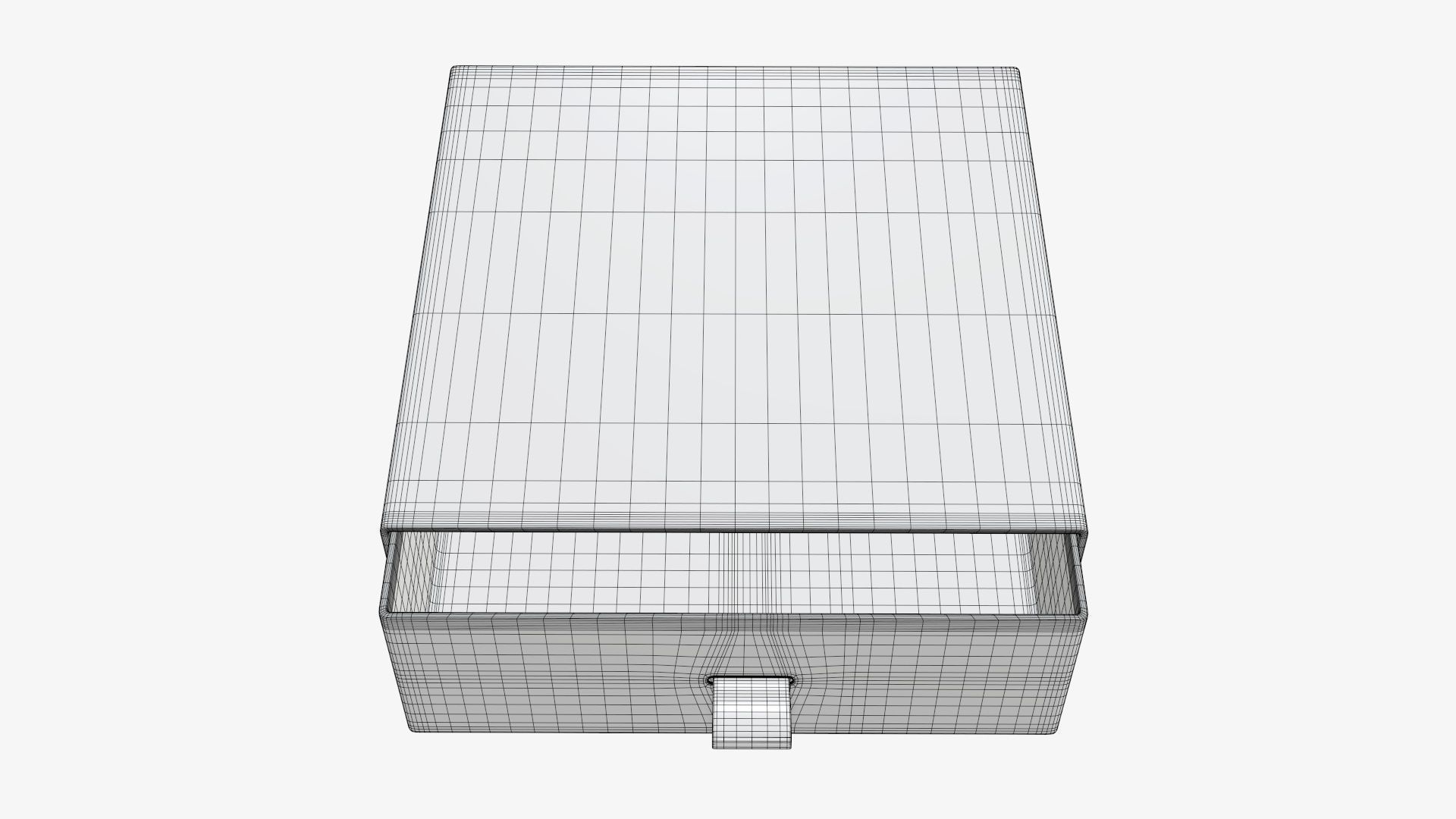 Drawer cardboard gift box 03 3D model_7