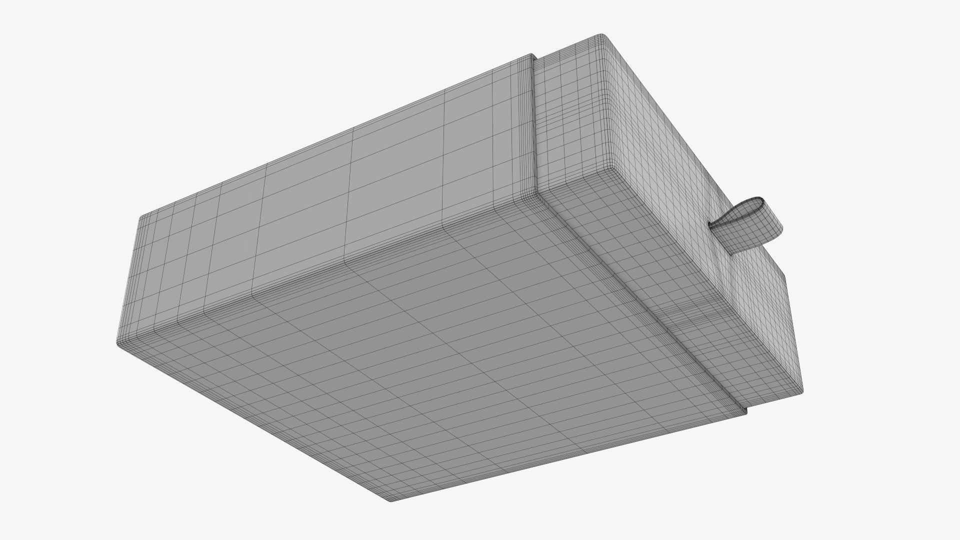 Drawer cardboard gift box 03 3D model_8