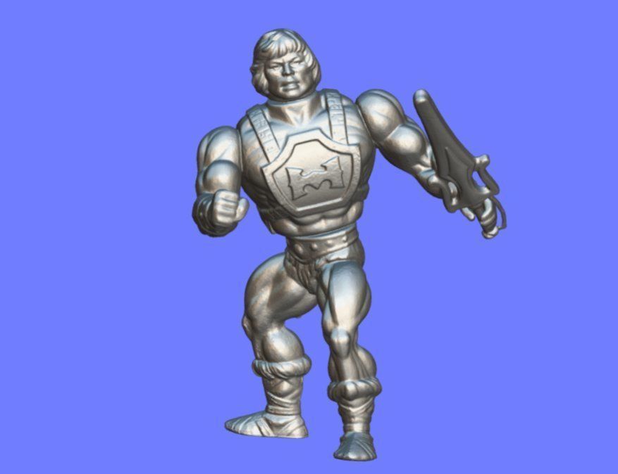 80s MOTU HE-MAN FIGURE - 3D SCAN 3D print model_6