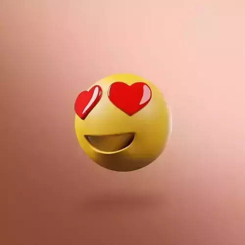 Emoji heart eyes