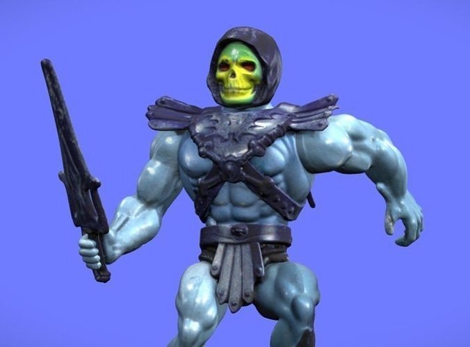 80s MOTU SKELLETOR FIGURE - 3D SCAN 3D print model