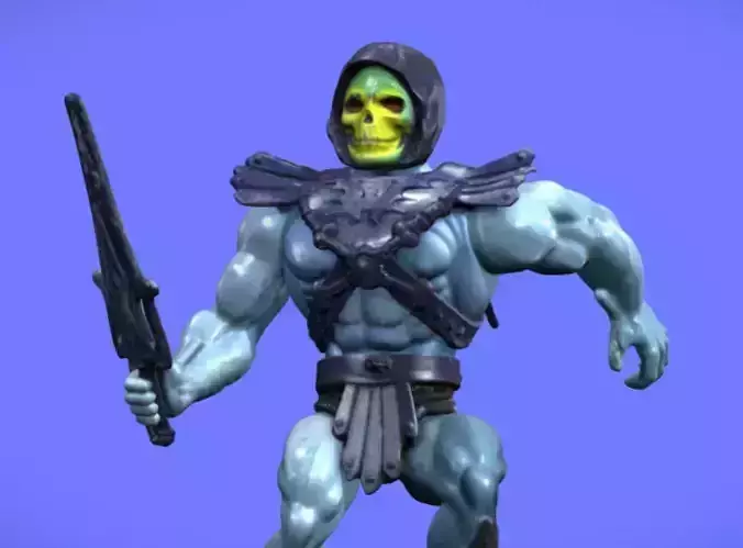 80s MOTU SKELLETOR FIGURE - 3D SCAN