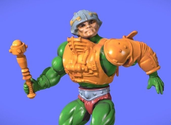 80s MOTU MAN-AT-ARMS FIGURE- 3D SCAN 3D print model