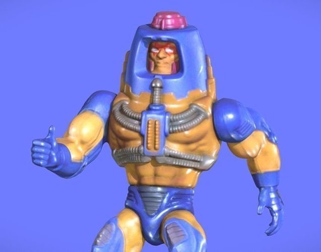 80s MOTU MAN-E-FACES FIGURE - 3D SCAN 3D print model