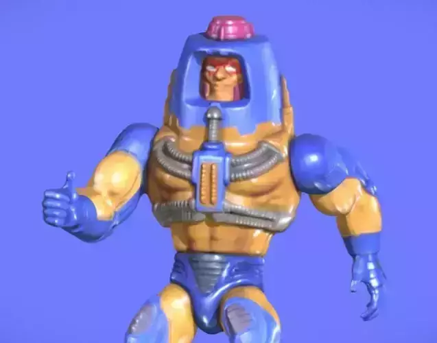 80s MOTU MAN-E-FACES FIGURE - 3D SCAN