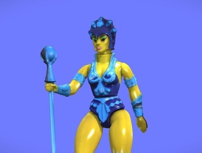 80s MOTU EVIL-LYN FIGURE - 3D SCAN 3D print model