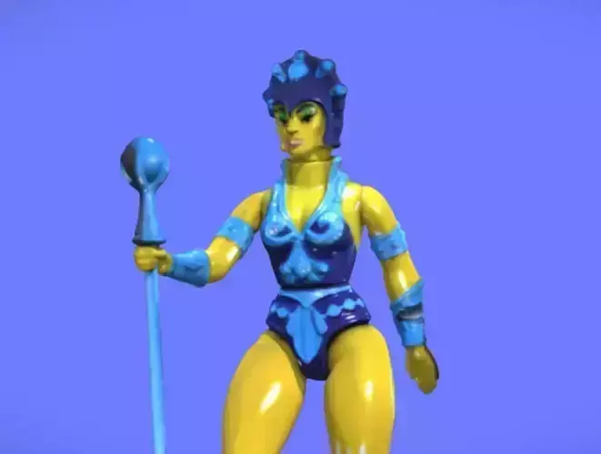 80s MOTU EVIL-LYN FIGURE - 3D SCAN 3D print model