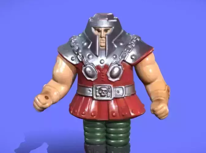 80s MOTU RAM-MAN FIGURE - 3D SCAN