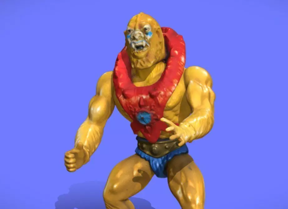 80s MOTU BEAST-MAN FIGURE - 3D SCAN 3D print model