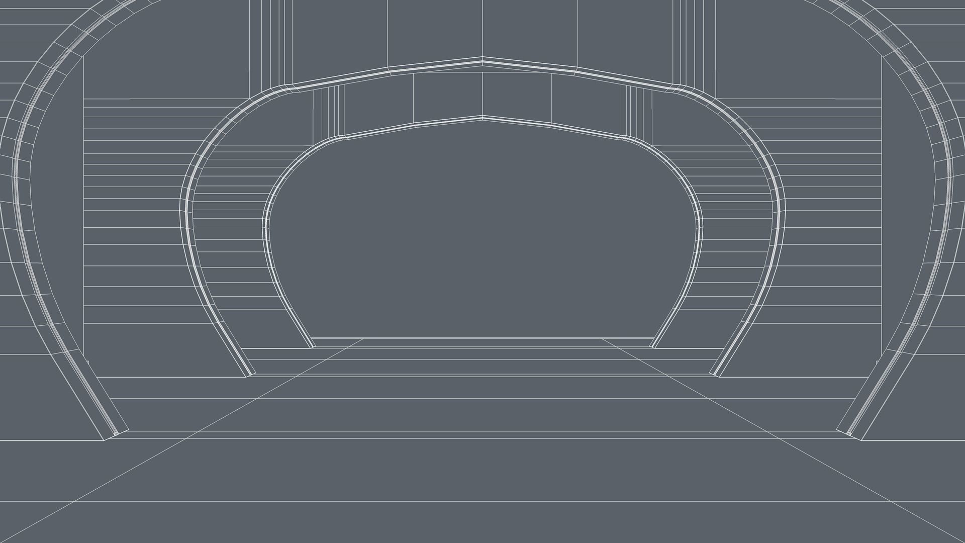 Sci Fi Tunnel 3D model_9