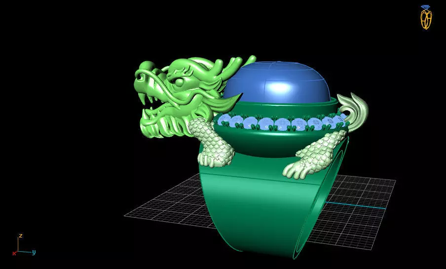 RING BUFFALO 3D print model_0