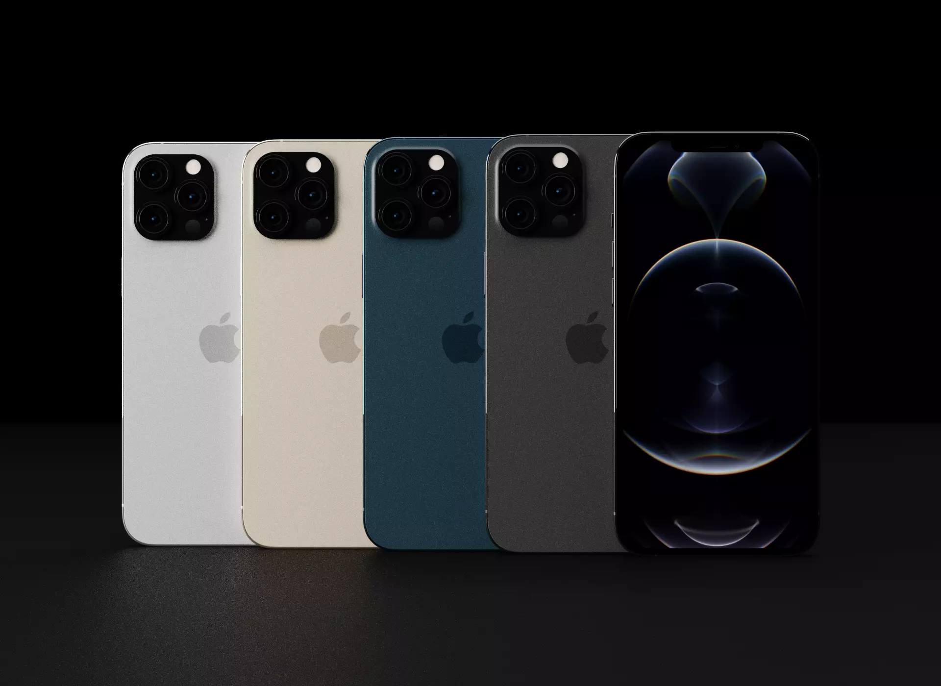 iPhone 13 Pro Max According to Leaks Low-poly 3D model