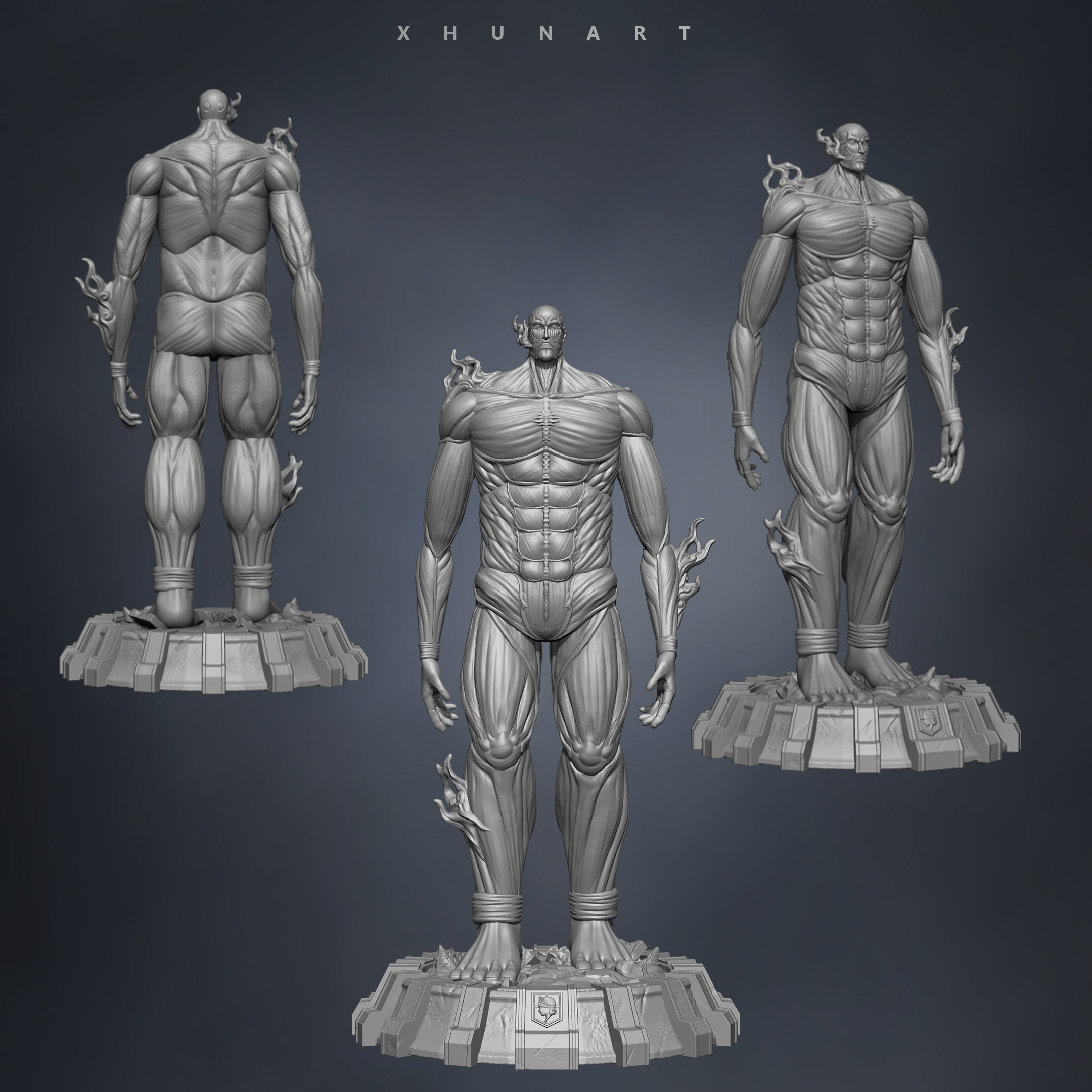 Colossal Titan STL 3D print model_4