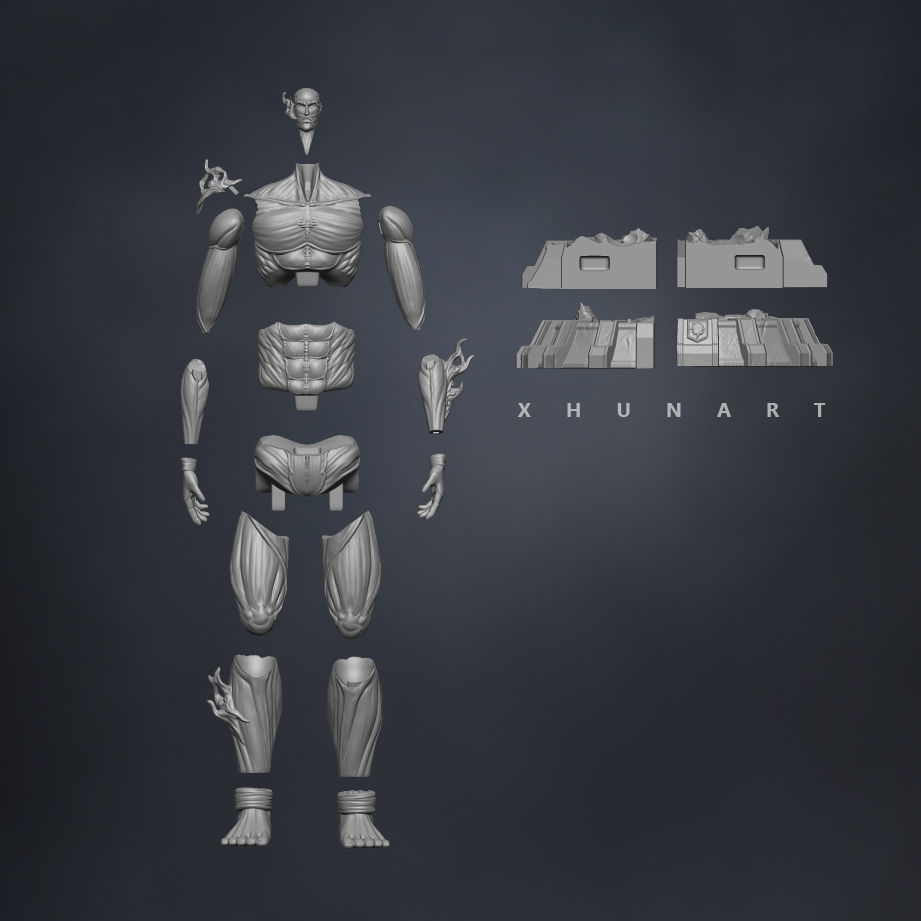 Colossal Titan STL 3D print model_5